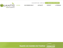 Tablet Screenshot of kuantic.com